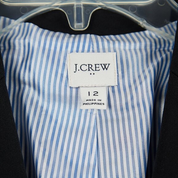 J.Crew Petite Two-button Blazer in Black Women's Size 12 NEW - Picture 5 of 8